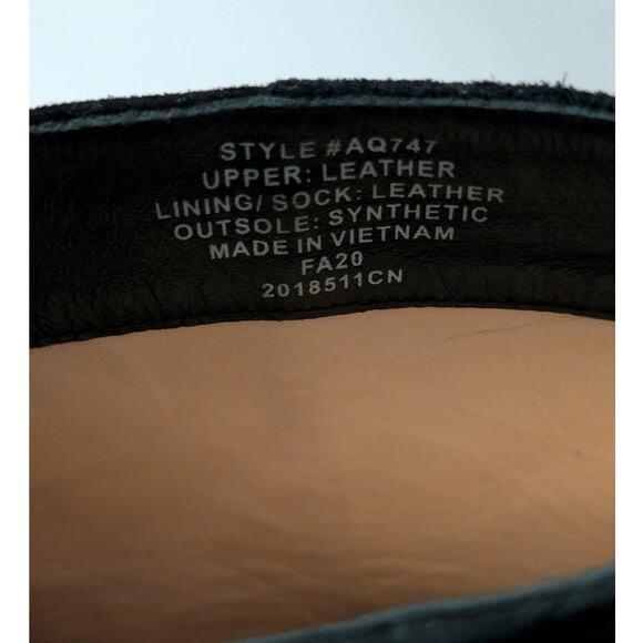 J. Crew Black Suede Round Toe High Ankle Back Zip Chunky Heel Boot Womens Sz 9 - Picture 5 of 12